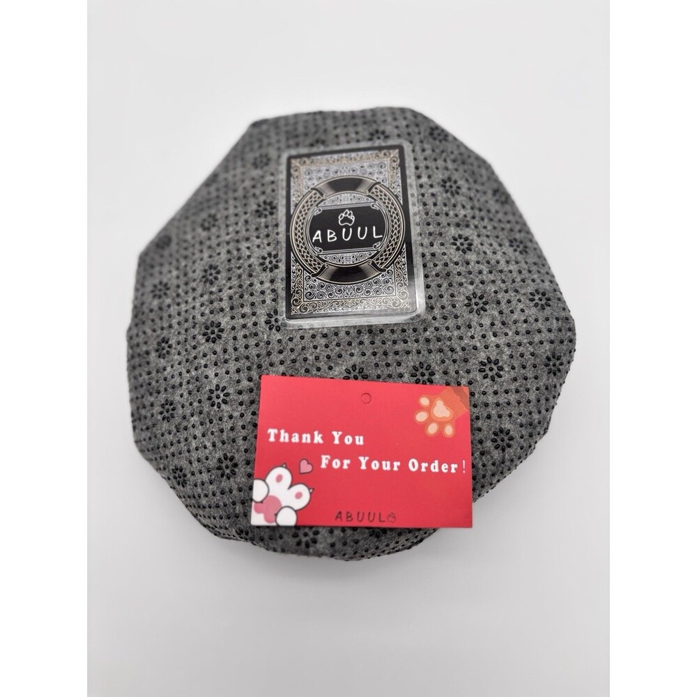 ABUUL Pet Play Mat Toy Storage Bag Non Slip Drawstring Dog Cat Mat Gray New